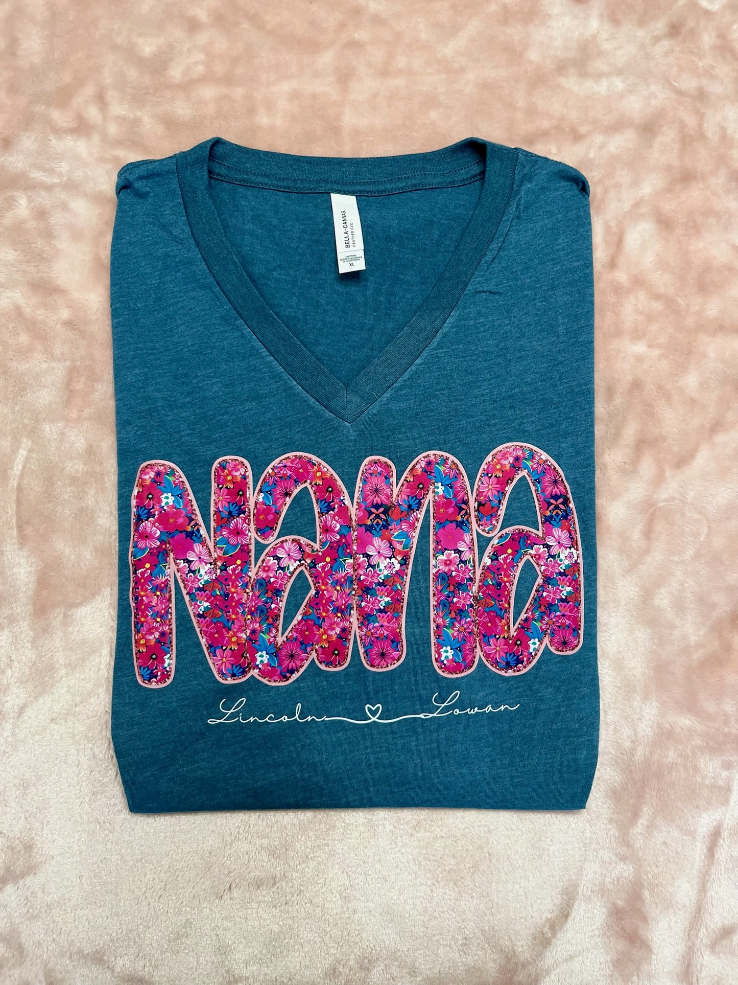 GIGI Floral V-Neck Tee