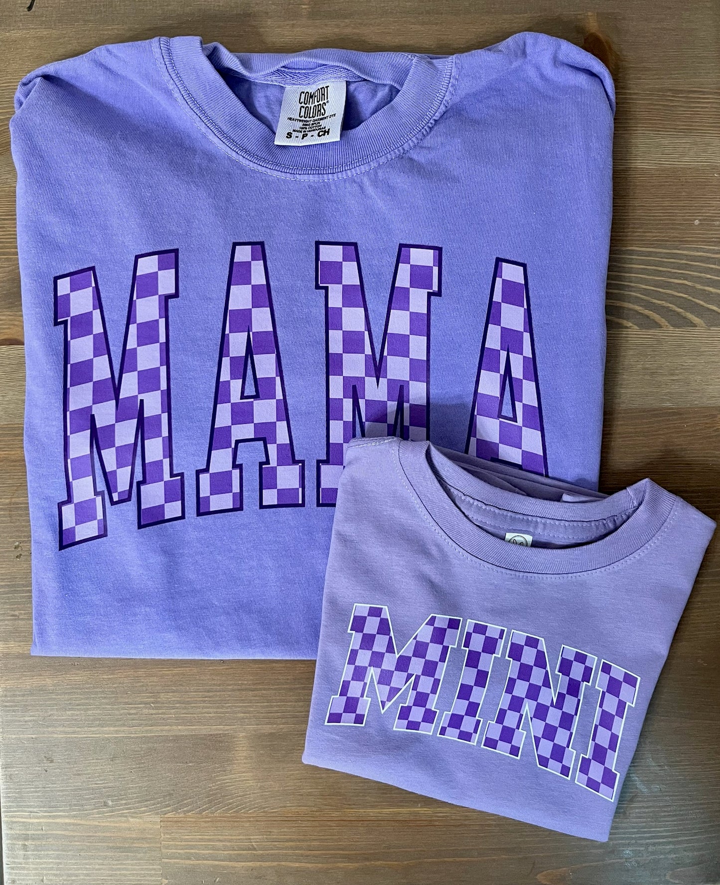MAMA Checkered Tee