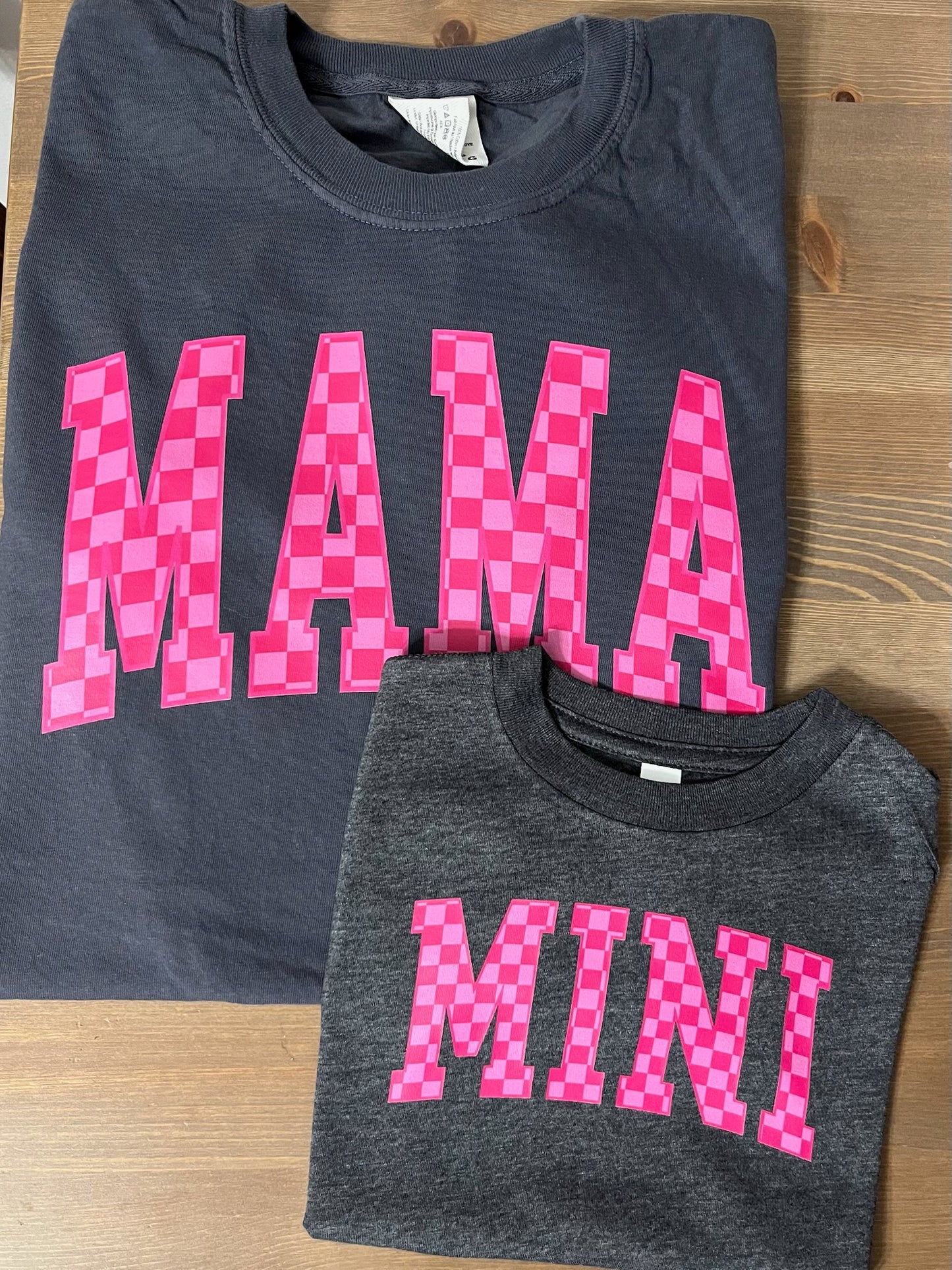 MAMA Checkered Tee