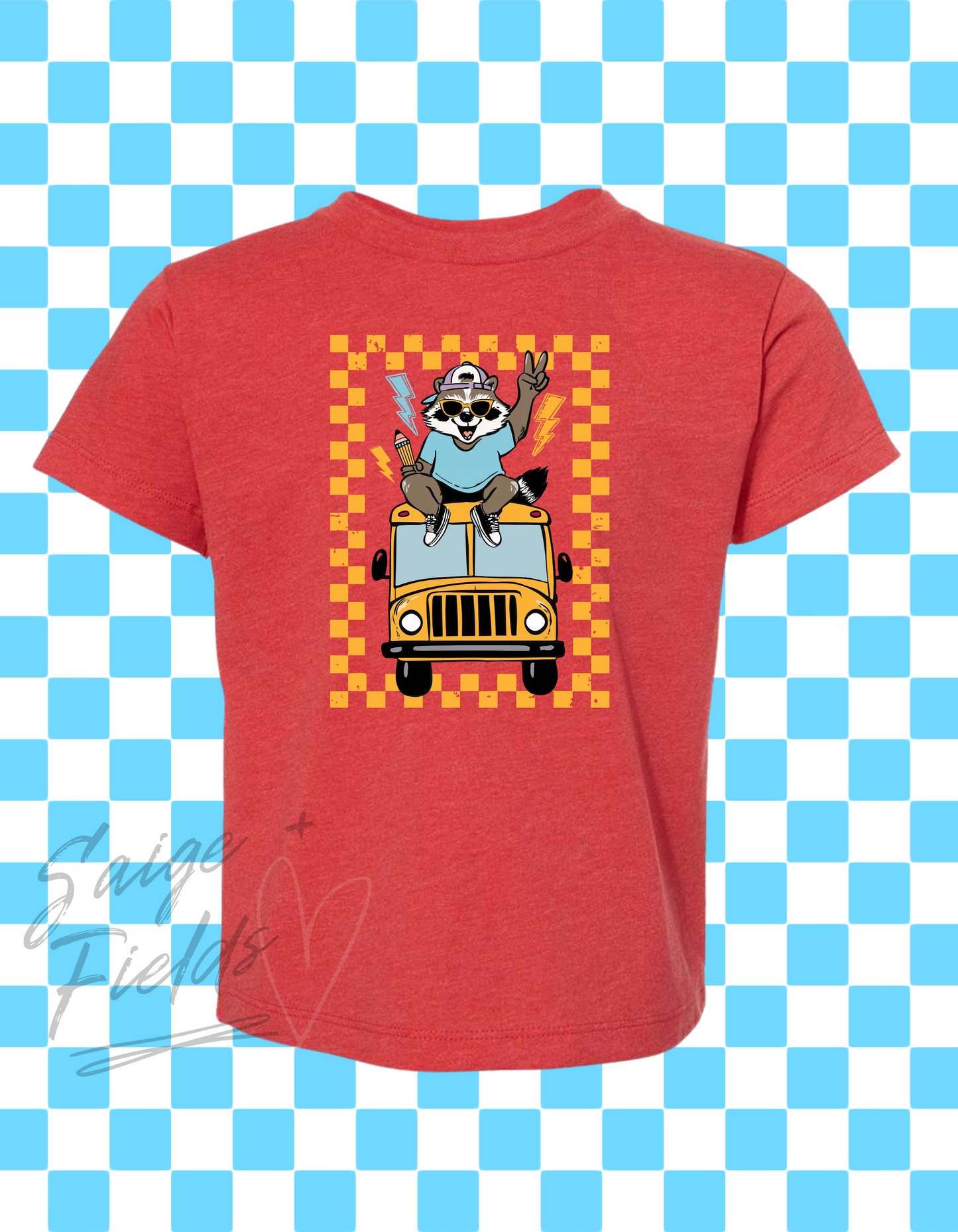 School Bus Raccoon