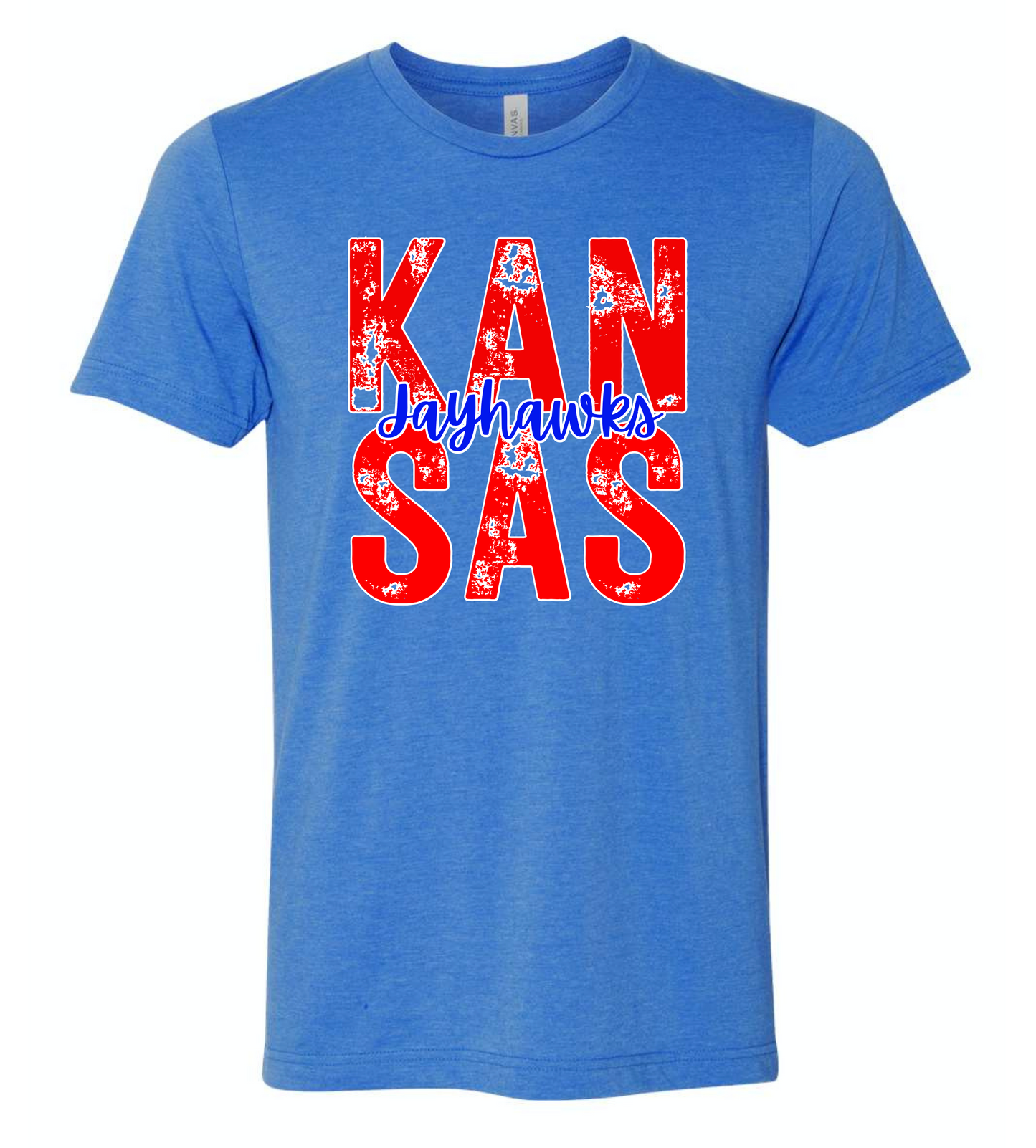 Kansas Heather Royal Tee