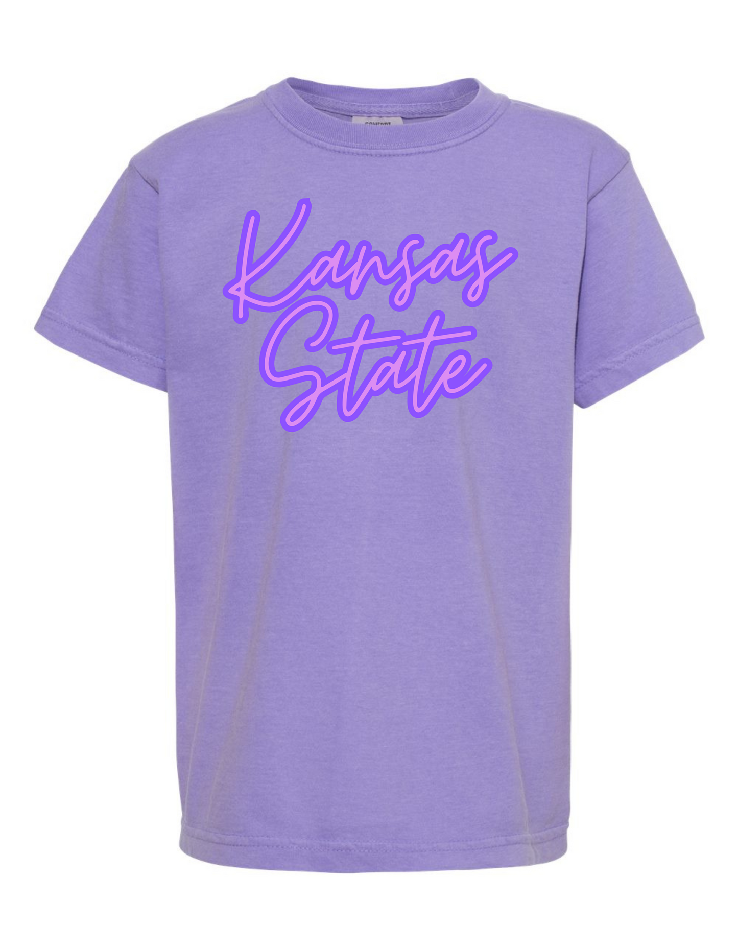 Kansas State Neon Tee