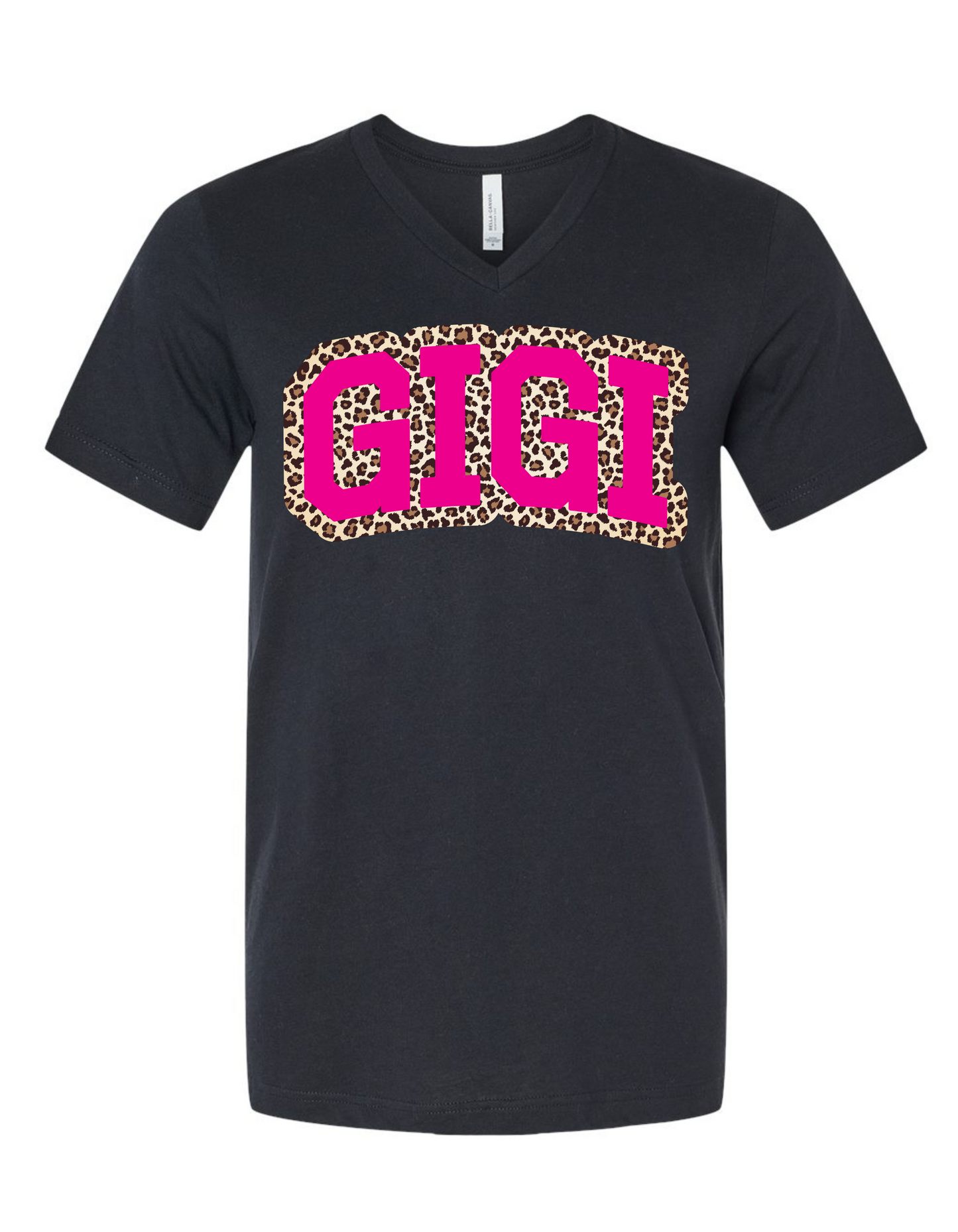 GIGI Cheetah V-Neck Tee