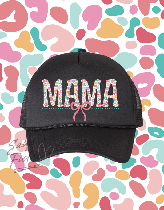 MAMA tropical Leopard Hat