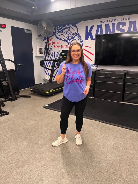 Rock Chalk Neon Tee