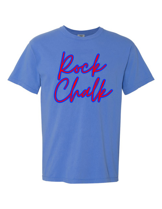 Rock Chalk Neon Tee
