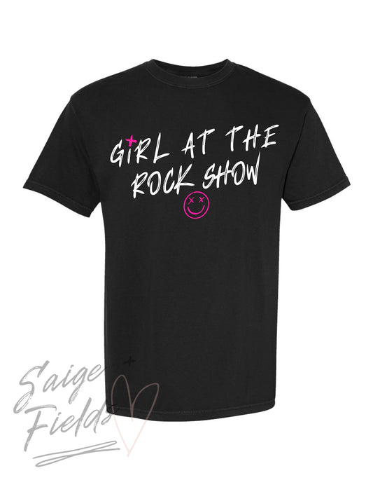 GIRL AT THE ROCK SHOW