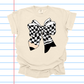 Checkered Pencil Bow