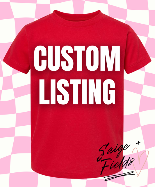 CUSTOM LISTING