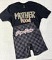 Checkered Motherhood Tee