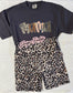 Checkered MAMA Tee