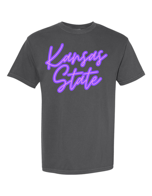 Kansas State Neon Tee
