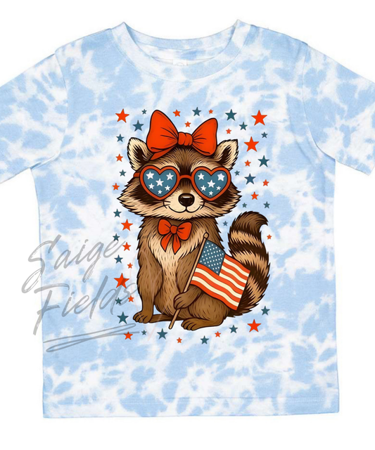 Patriotic Raccoon
