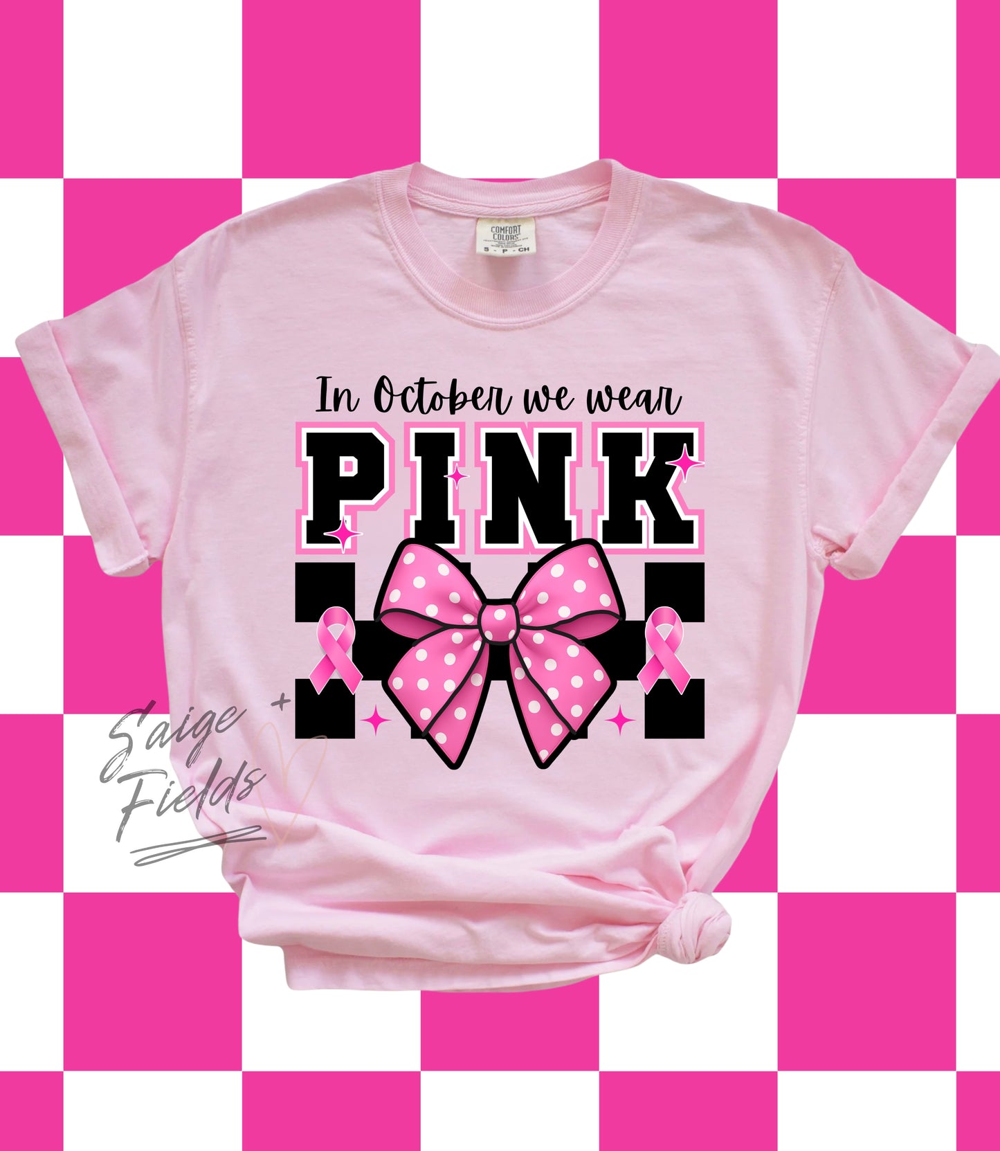 In October we wear Pink