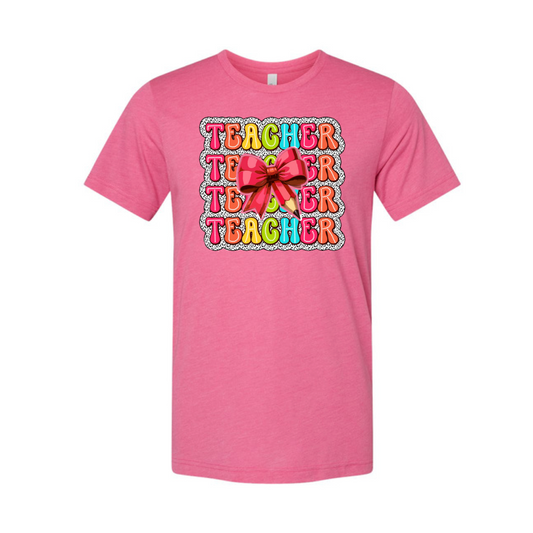 Teacher Charity Pink Tee